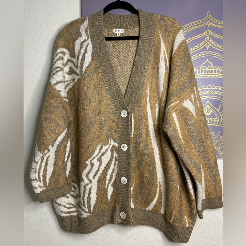 POL Oversized Button Front Cardigan - Picture 4 of 4